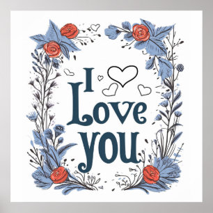 Poster Feliz dia de os namorados