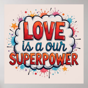 Poster Feliz dia de os namorados!