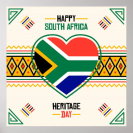 Poster Feliz Dia do Patrimônio da África do Sul