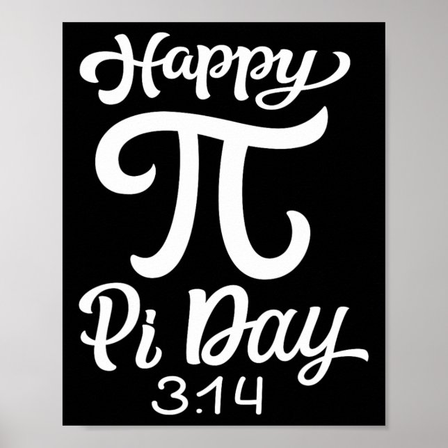 Poster Feliz Dia do Pi 3.14 Matemática  (Frente)