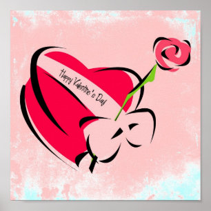 Pôster Feliz dia dos namorados