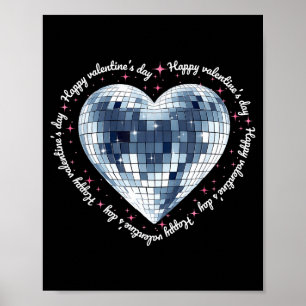 Poster Feliz Dia dos Namorados Divertido Coquette Diamant