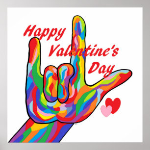 Poster Feliz dia dos namorados do ASL