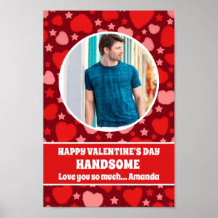 Poster Feliz Dia dos Namorados Foto Personalizada Bonito