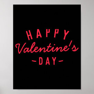 Poster Feliz Dia dos Namorados Moderno T S Vermelho da Mo