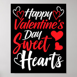 Poster Feliz Dia dos Namorados Queridos Corações Casais V