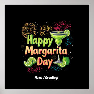 Poster Feliz Dia Nacional da Margarita