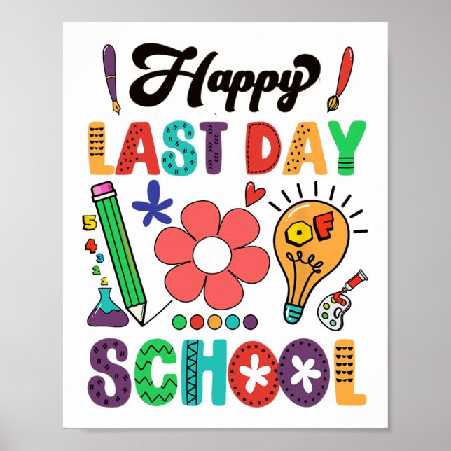 Poster Feliz Dia Passado Do Graduação De Professores (Frente)