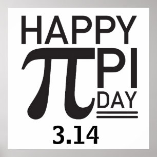 Poster Feliz Dia Pi