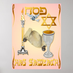 Poster feliz do Passover