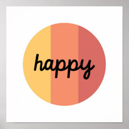 Poster Feliz e Bonito