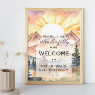 Poster Feliz e Maravilhosamente Fez Aniversário do Salm 1