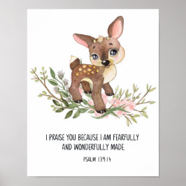 Poster Feliz E Maravilhoso, Salm 139:14