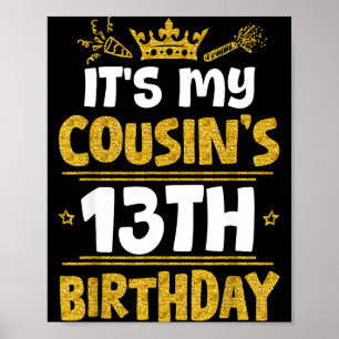 Poster Feliz É Meu Aniversário De 13 Anos De Prima 2012 1