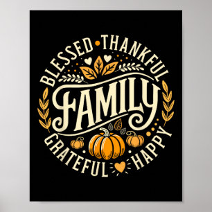 Poster Feliz Família Feliz, Feliz E Feliz Agradável Por G