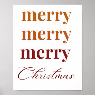 Poster feliz feliz feliz natal