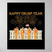 Feliz Festa do Ano Trump 2025 Casa Branca Novo Pre