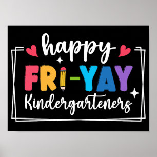 Poster Feliz Fri-Yay Jardineiros Engraçados Sexta-Feira P