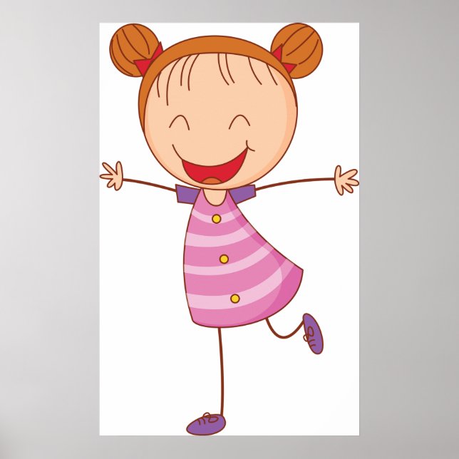 Poster Feliz Garota (Frente)