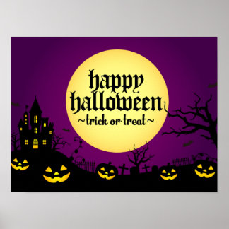 Poster Feliz halloween
