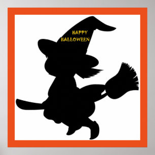PÔSTER "FELIZ HALLOWEEN" PEQUENA BRINCADEIRA