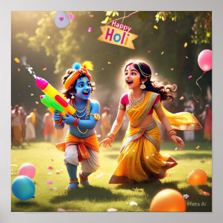POSTER FELIZ HOLI