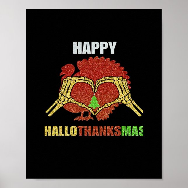 Poster Feliz Holiday Season Mashup da temporada de festas (Frente)