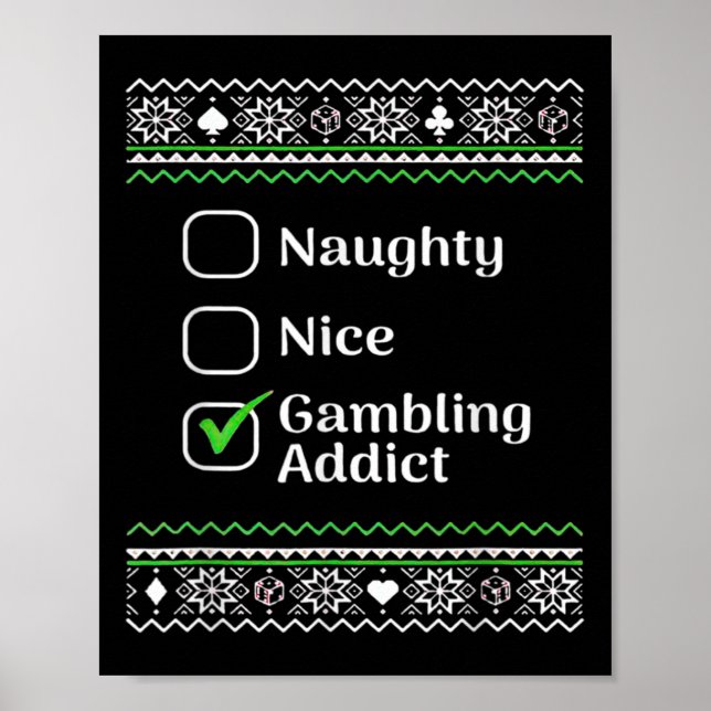Poster Feliz Jogo Viciado no Natal (Frente)