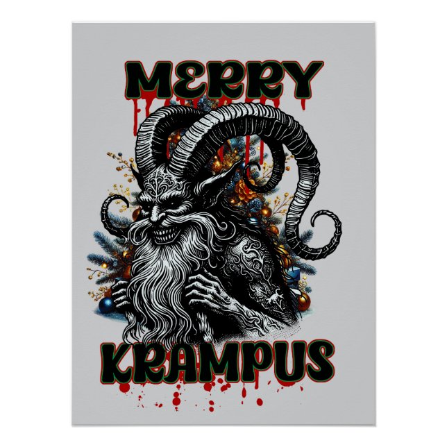 Pôster Feliz Krampus (Frente)
