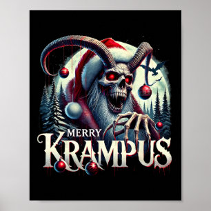 Poster Feliz Krampus Krampus Está Chegando à Cidade Horro