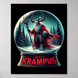 Poster Feliz Krampus Krampus Está Chegando Ao Horro Do Xm