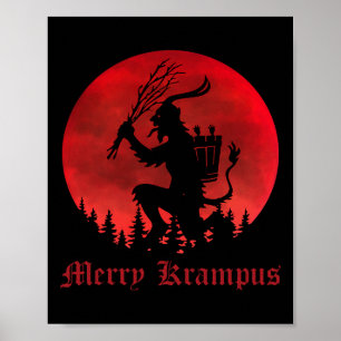 Poster Feliz Krampus Natal Xmas Horror Feio Sweater E