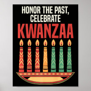 Poster Feliz Kwanzaa vela Africa Holiday African American