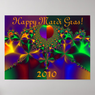 Poster Feliz Mardi Gras! 2010
