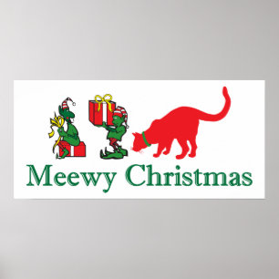 Poster Feliz Meewy Christmas