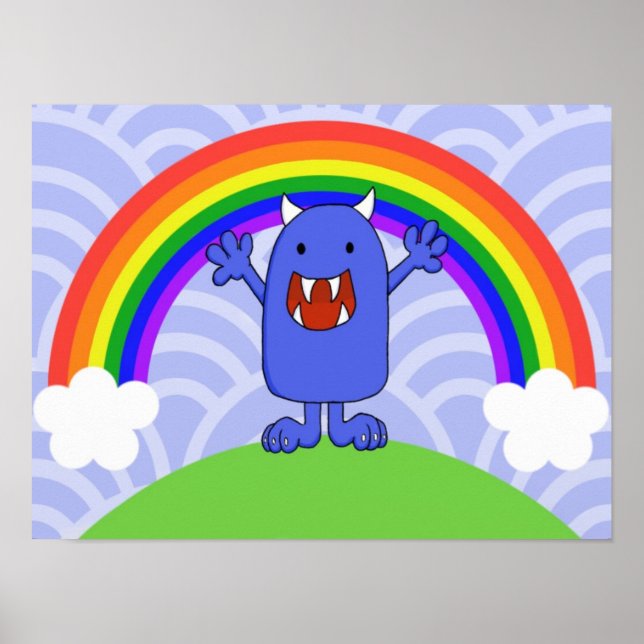 Poster Feliz Monstro (Frente)