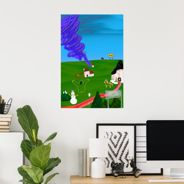 POSTER FELIZ NATAL! (Escritório em casa)