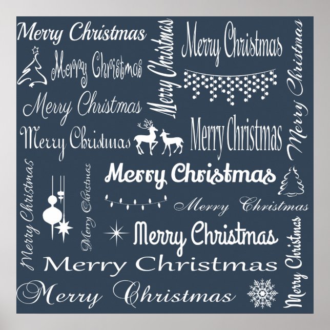 Poster Feliz Natal (Frente)