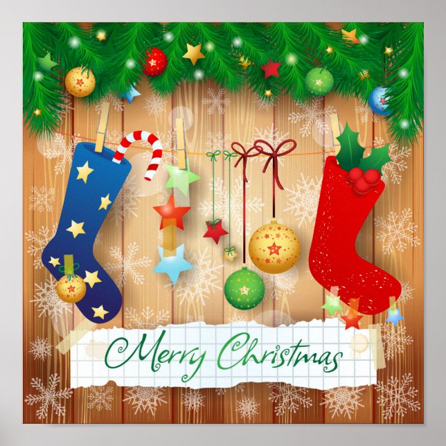 Poster Feliz Natal (Frente)