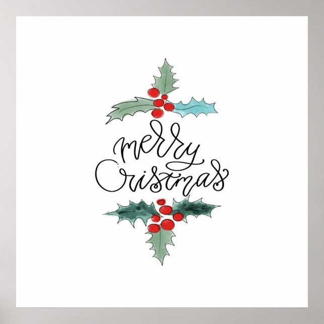 Pôster Feliz Natal (Frente)