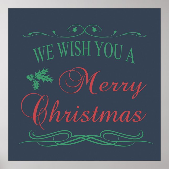 Poster Feliz Natal (Frente)