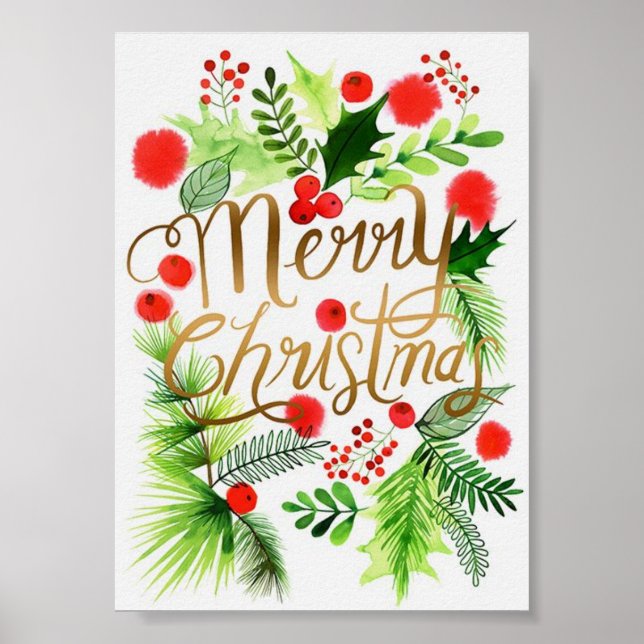 Poster feliz natal (Frente)