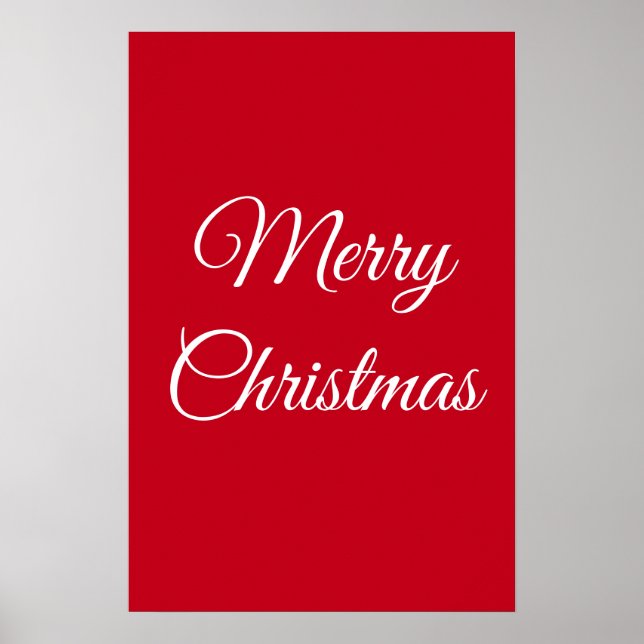 Pôster Feliz Natal (Frente)