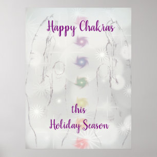Poster Feliz Natal Chakras