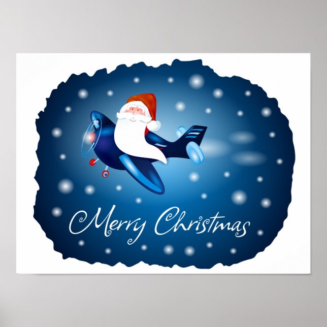 Poster Feliz Natal com Papais noeis (Frente)