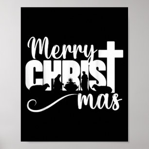 Poster Feliz Natal Cristão Jesus Natal