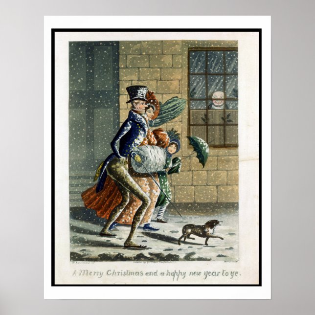 Pôster Feliz Natal e Feliz ano novo para você, Victor (Frente)