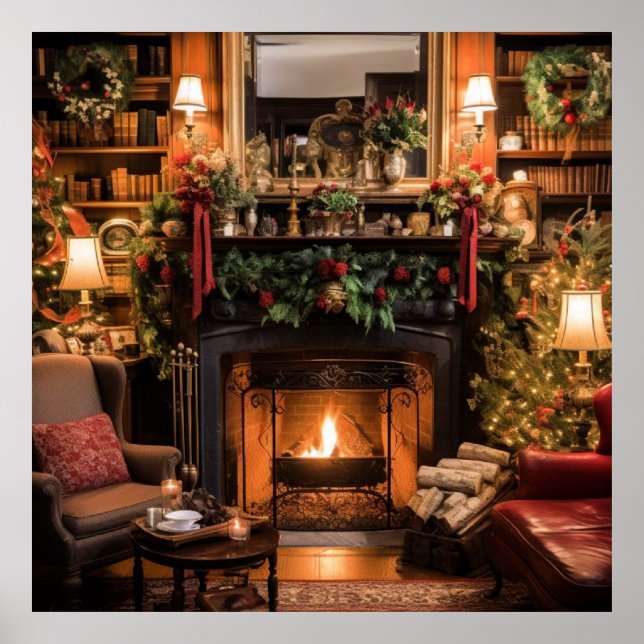 Poster Feliz Natal em casa (Frente)