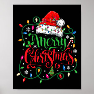 Poster Feliz Natal Família Natal Divertido Mulheres Homen