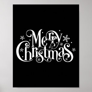 Poster Feliz Natal Familiar Fatos de Xmas Homens W